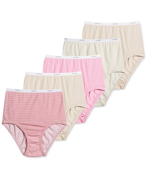 Jockey Women's Classics Cotton 5 Pack Brief Underwear 1743 Women's Fashion Shoes & Accessories