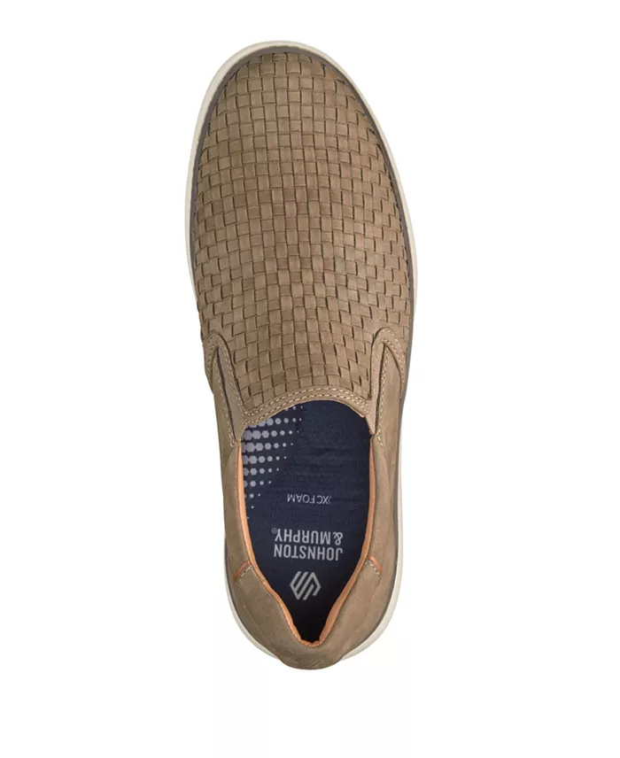 Johnston & Murphy Men's McGuffey 2 Woven Slip-On Sneaker Men's Shoes