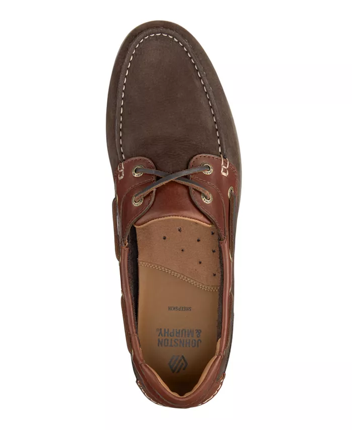 Johnston & Murphy Men's Ventura 2-Eye Boat Shoe Men's Shoes
