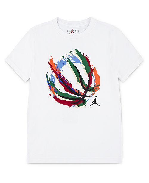 Jordan Big Boys Basketball Fire Short Sleeve T-Shirt Kids