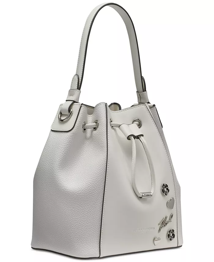 KARL LAGERFELD PARIS Adele Bucket Bag Handbags Purses & Accessories