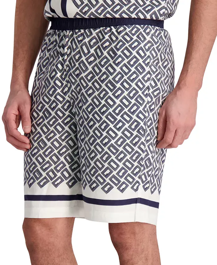KARL LAGERFELD PARIS Men's Relaxed-Fit Double L Shorts Men's Fashion & Accessories