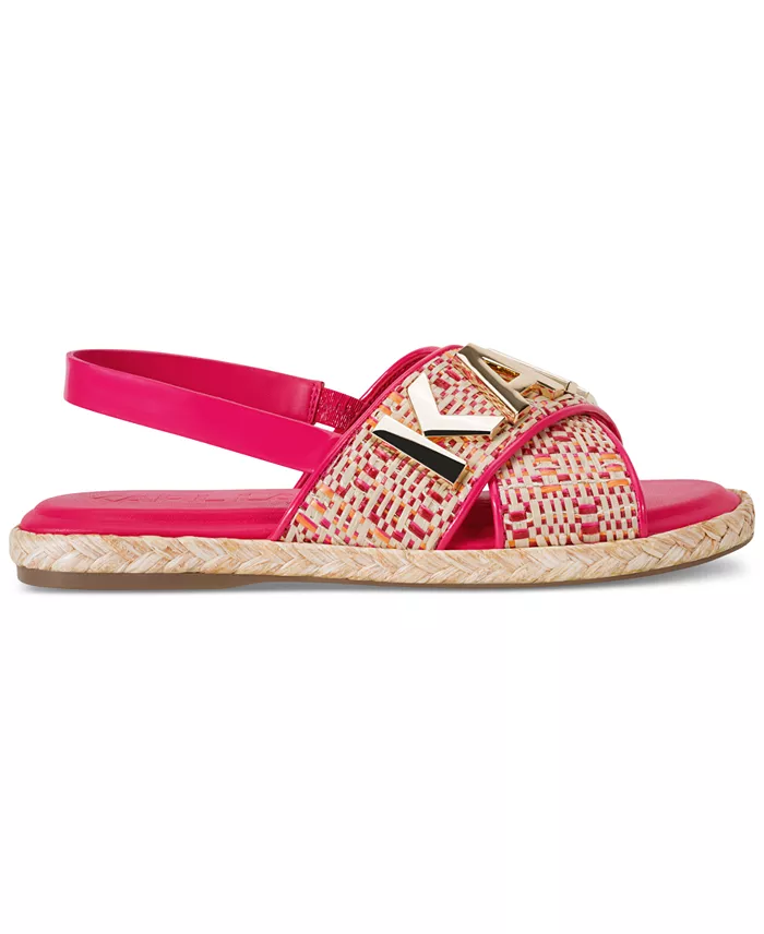 KARL LAGERFELD PARIS Women's Charla Slingback Sandals Women's Fashion Shoes & Accessories