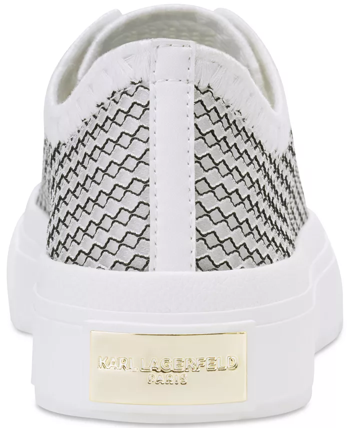 KARL LAGERFELD PARIS Women's Giddeon Sneakers Women's Fashion Shoes & Accessories