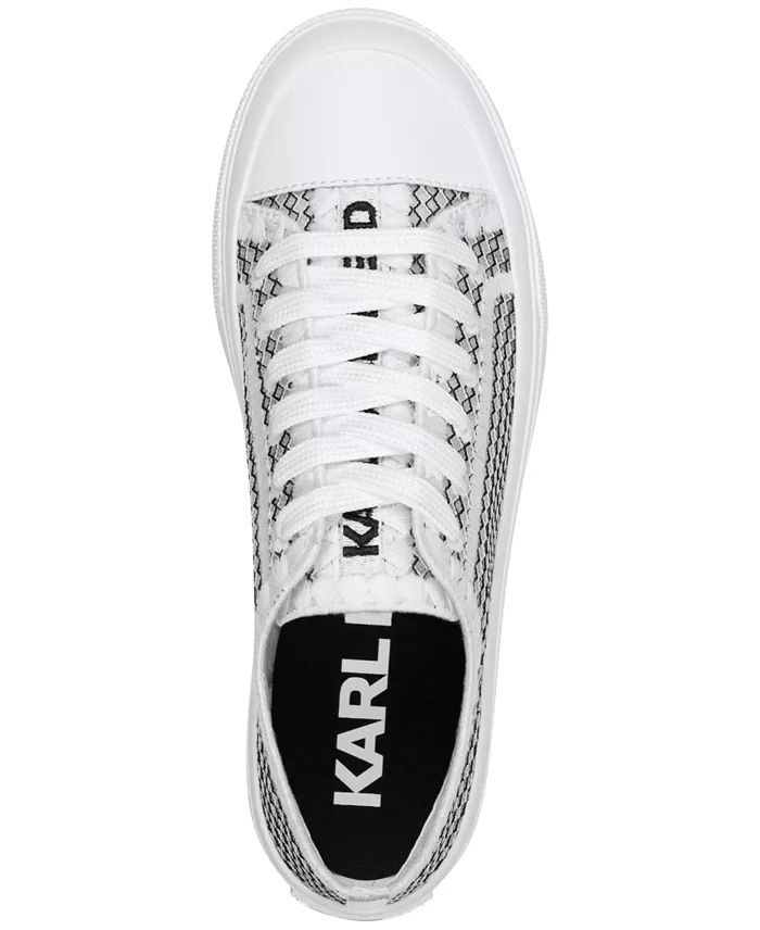 KARL LAGERFELD PARIS Women's Giddeon Sneakers Women's Fashion Shoes & Accessories