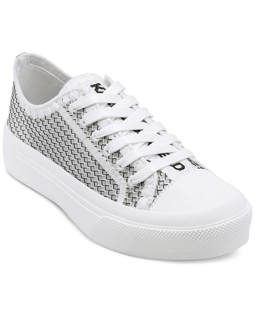 KARL LAGERFELD PARIS Women's Giddeon Sneakers Women's Fashion Shoes & Accessories