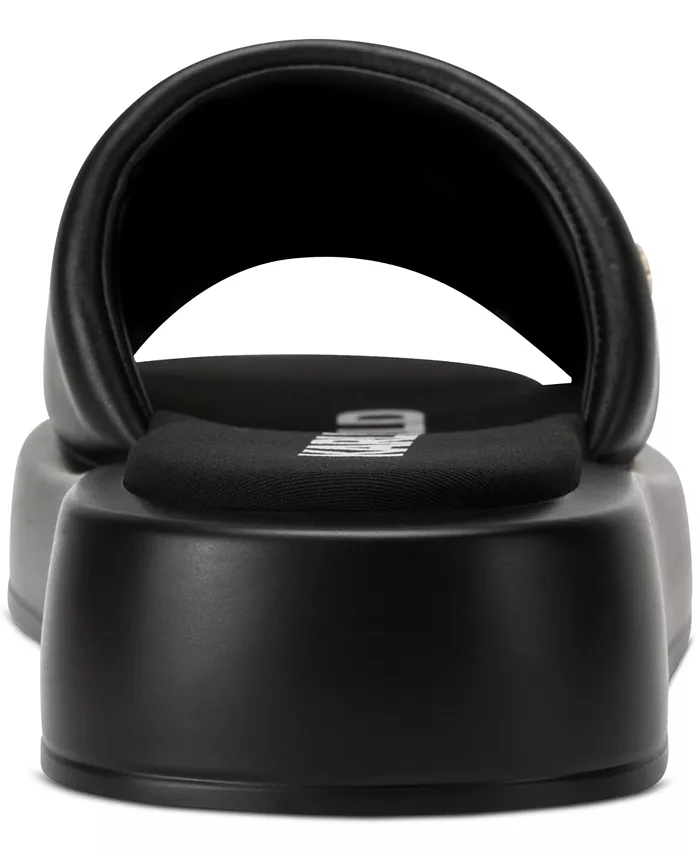 KARL LAGERFELD PARIS Women's Opal Studded Sandals Women's Fashion Shoes & Accessories