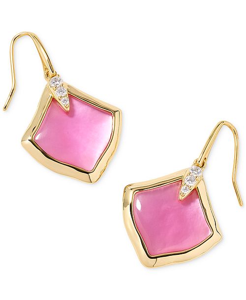 Kendra Scott Pavé & Color Mother-of-Pearl Drop Earrings Jewelry & Watches