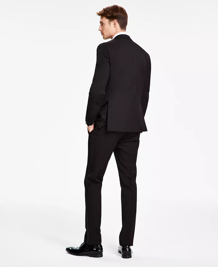 Kenneth Cole Reaction Men's Slim-Fit Ready Flex Tuxedo Suit Men's Fashion & Accessories