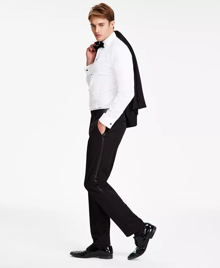 Kenneth Cole Reaction Men's Slim-Fit Ready Flex Tuxedo Suit Men's Fashion & Accessories