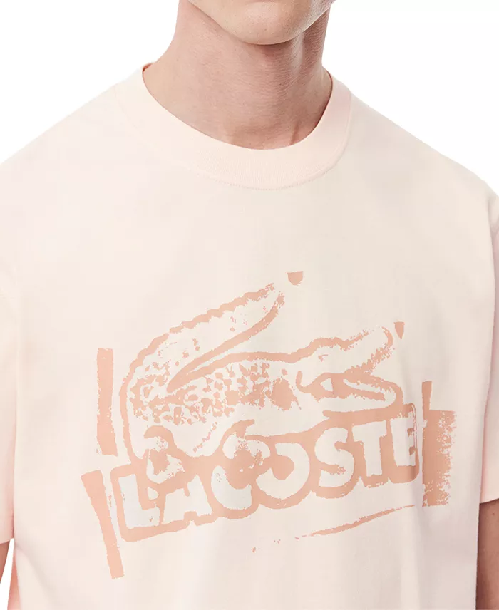 Lacoste Classic Fit Stamped T-Shirt Men's Fashion & Accessories