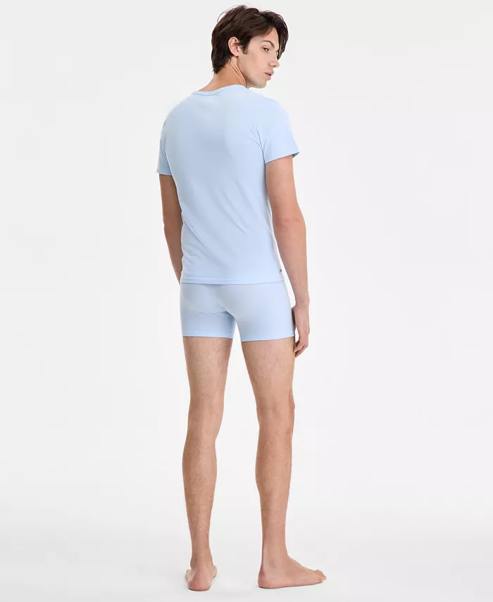Lacoste Men's 3-Pk. Slim Fit Crewneck T-Shirts & 3-Pk. Regular-Fit Logo Boxer Briefs Holiday Gift Set Men's Fashion & Accessories