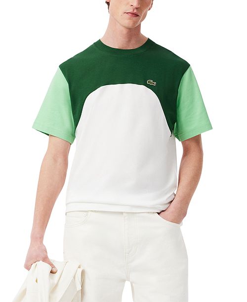 Lacoste Men's Classic-Fit Colorblocked T-Shirt Men's Fashion & Accessories