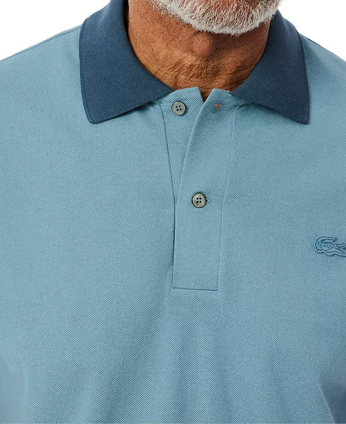 Lacoste Men's Classic-Fit Gradient Logo Polo Shirt Men's Fashion & Accessories