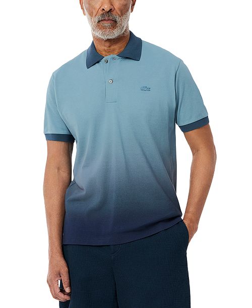 Lacoste Men's Classic-Fit Gradient Logo Polo Shirt Men's Fashion & Accessories