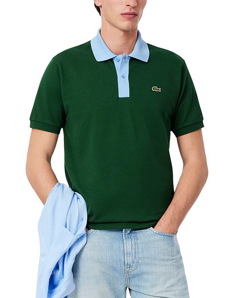 Lacoste Men's Classic Fit Petit Pique Short Sleeve Polo Shirt Men's Fashion & Accessories