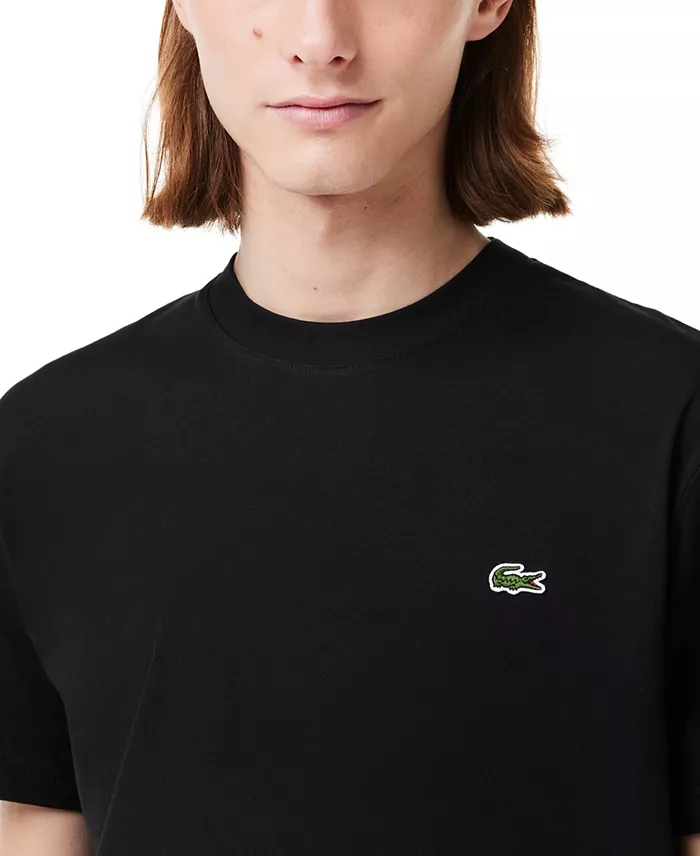 Lacoste Men's Classic Fit Short Sleeve Crewneck Logo T-Shirt Men's Fashion & Accessories