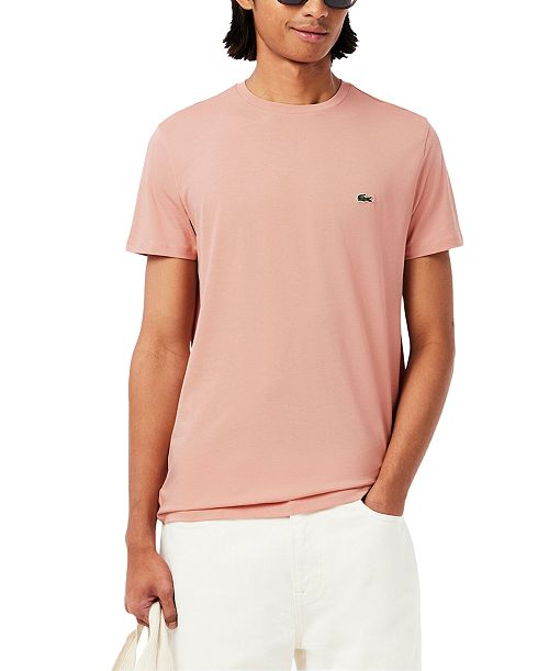 Lacoste Men's Crew Neck Pima Cotton T-Shirt Men's Fashion & Accessories