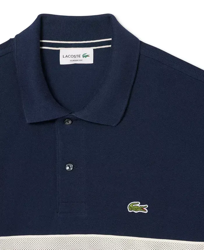 Lacoste Men's Heritage Short Sleeve Tennis Polo Shirt Men's Fashion & Accessories