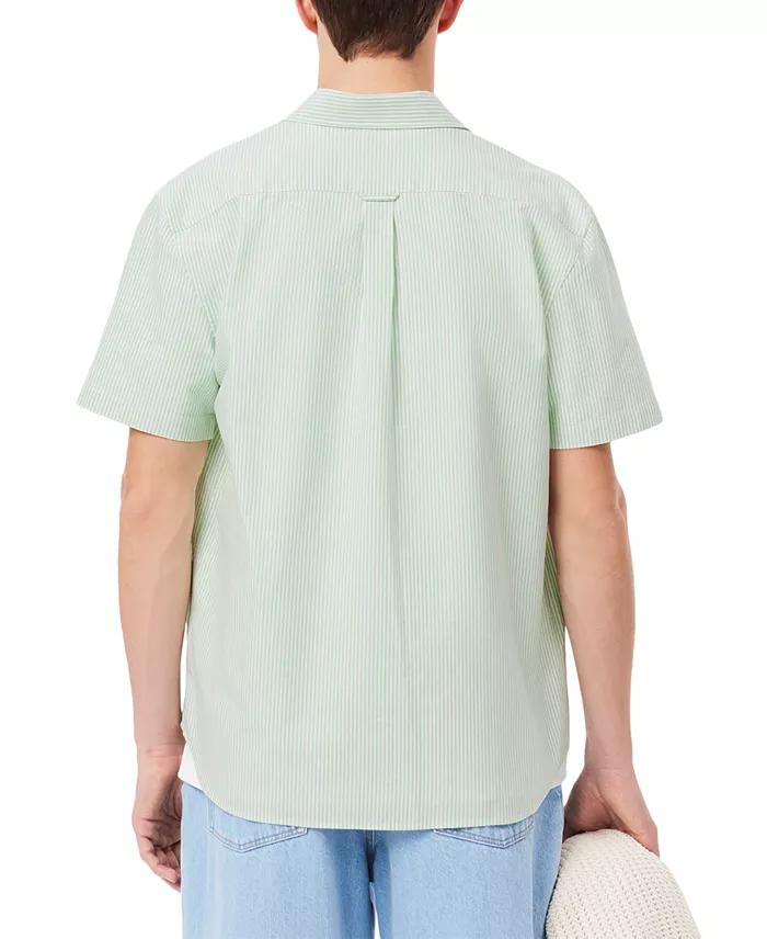 Lacoste Men's Raye Short Sleeve Button-Front Shirt Men's Fashion & Accessories