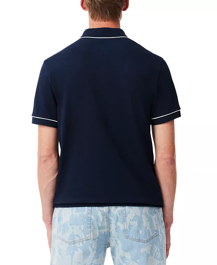 Lacoste Men's Regular-Fit Tipped Polo Shirt Men's Fashion & Accessories