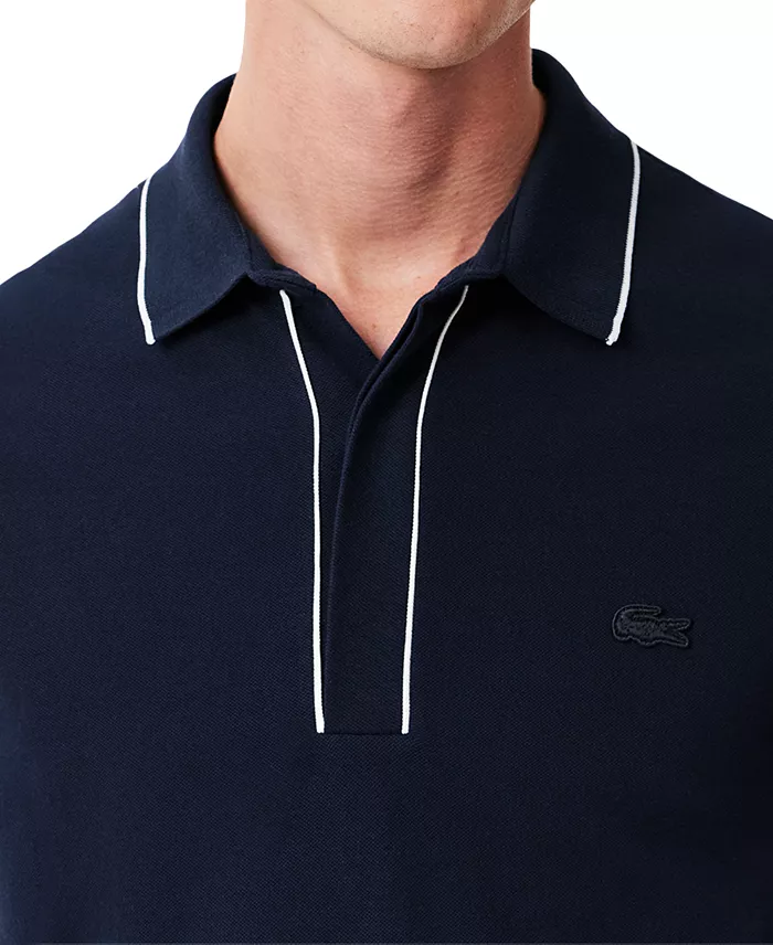 Lacoste Men's Regular-Fit Tipped Polo Shirt Men's Fashion & Accessories