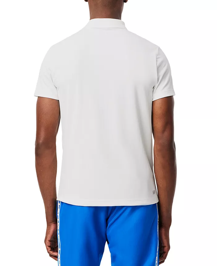 Lacoste Men's Regular-Fit Ultra Dry Moisture-Wicking Logo-Print Polo Shirt Men's Fashion & Accessories