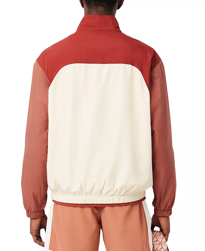 Lacoste Men's Relaxed-Fit Colorblocked Logo Jacket Men's Fashion & Accessories