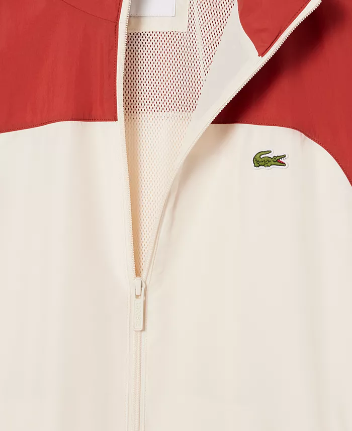 Lacoste Men's Relaxed-Fit Colorblocked Logo Jacket Men's Fashion & Accessories