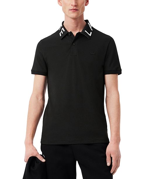 Lacoste Men's Slim-Fit Logo Collar Polo Shirt Men's Fashion & Accessories