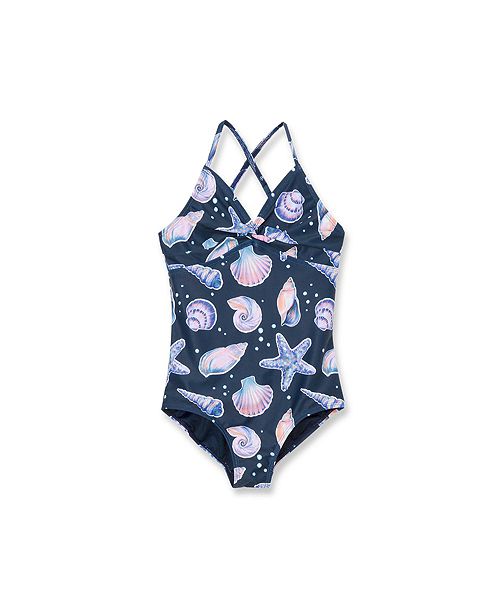 Lands' End Girls Chlorine Resistant Front Twist One Piece Swimsuit Kids