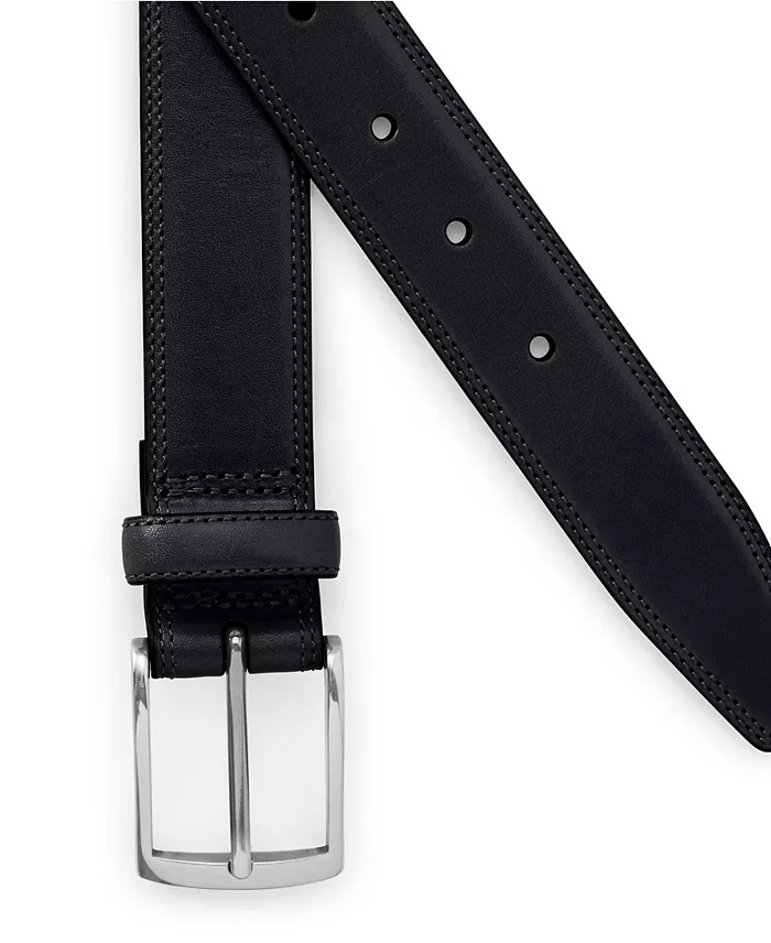 Lands' End Men's Classic Leather Chino Belt Men's Fashion & Accessories