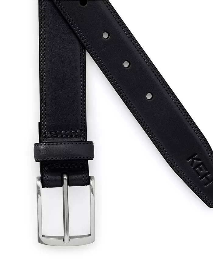 Lands' End Men's Classic Leather Chino Belt Men's Fashion & Accessories
