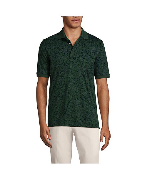 Lands' End Men's Short Sleeve Cotton Supima Polo Shirt Men's Fashion & Accessories