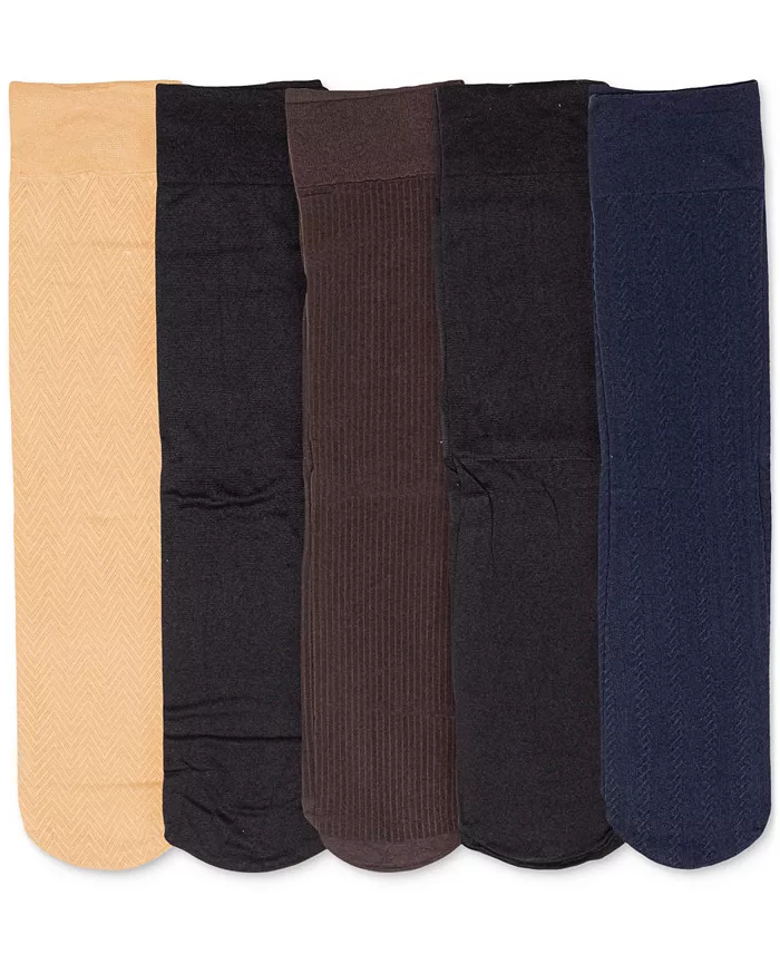 Lauren Ralph Lauren 5-Pk. 400N Dress Trouser Socks Women's Fashion Shoes & Accessories