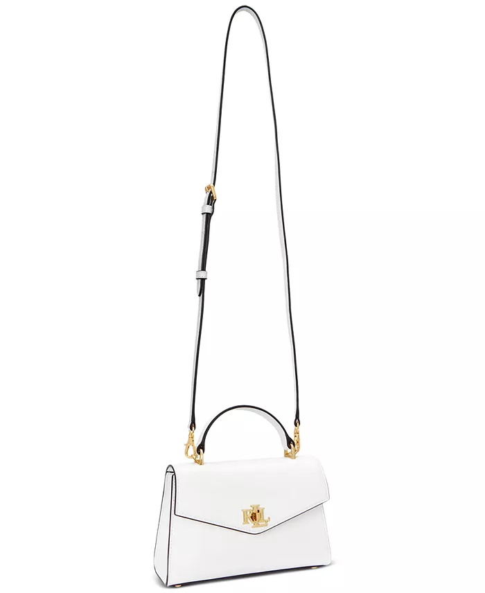 Lauren Ralph Lauren Leather Small Farrah Satchel Handbags Purses & Accessories
