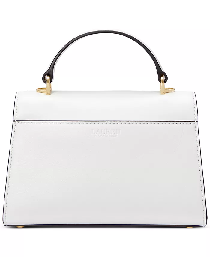 Lauren Ralph Lauren Leather Small Farrah Satchel Handbags Purses & Accessories