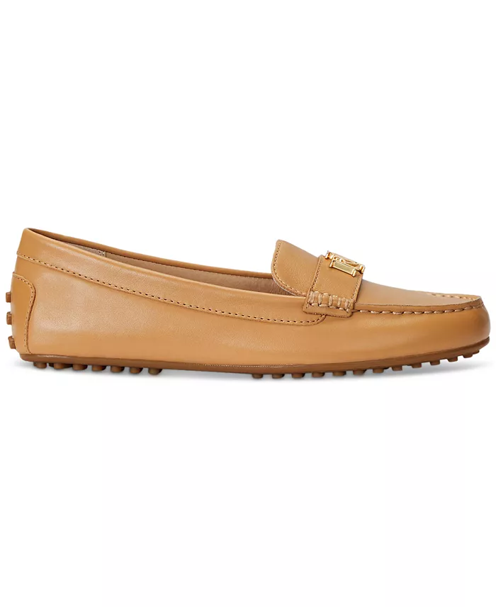 Lauren Ralph Lauren Women's Barnsbury Slip-On Driver Loafer Flats Women's Fashion Shoes & Accessories