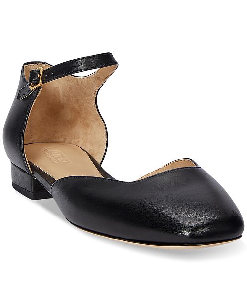 Lauren Ralph Lauren Women's Emellie Mary Jane Flats Women's Fashion Shoes & Accessories