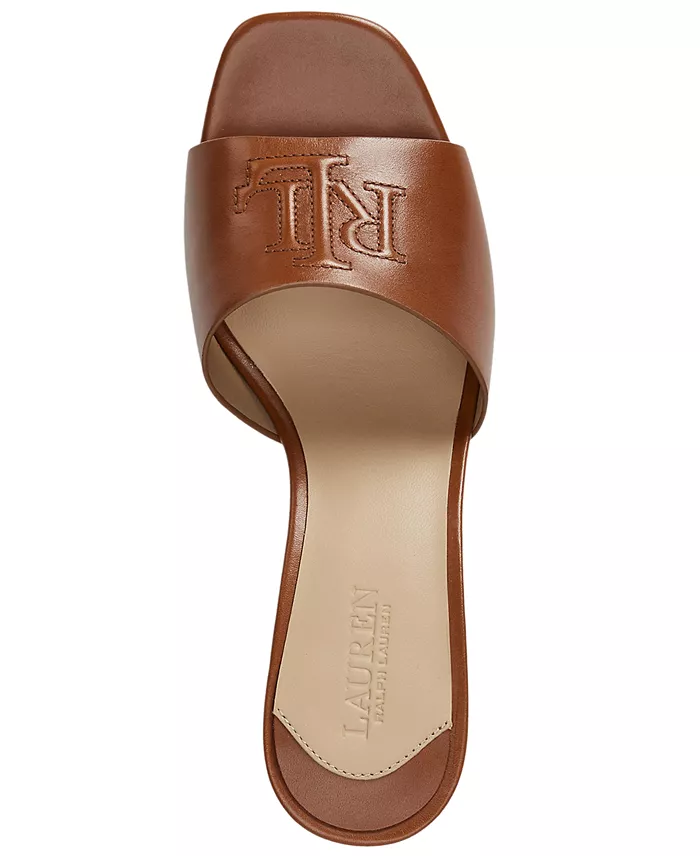 Lauren Ralph Lauren Women's Everly Block-Heel Dress Sandals Women's Fashion Shoes & Accessories