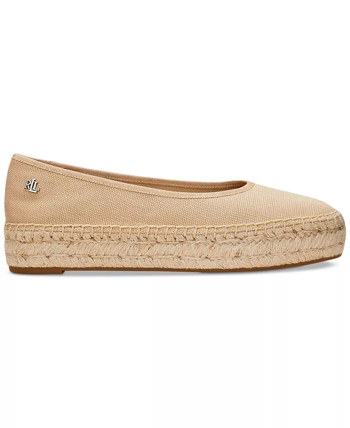 Lauren Ralph Lauren Women's Luize Espadrille Ballet Flats Women's Fashion Shoes & Accessories