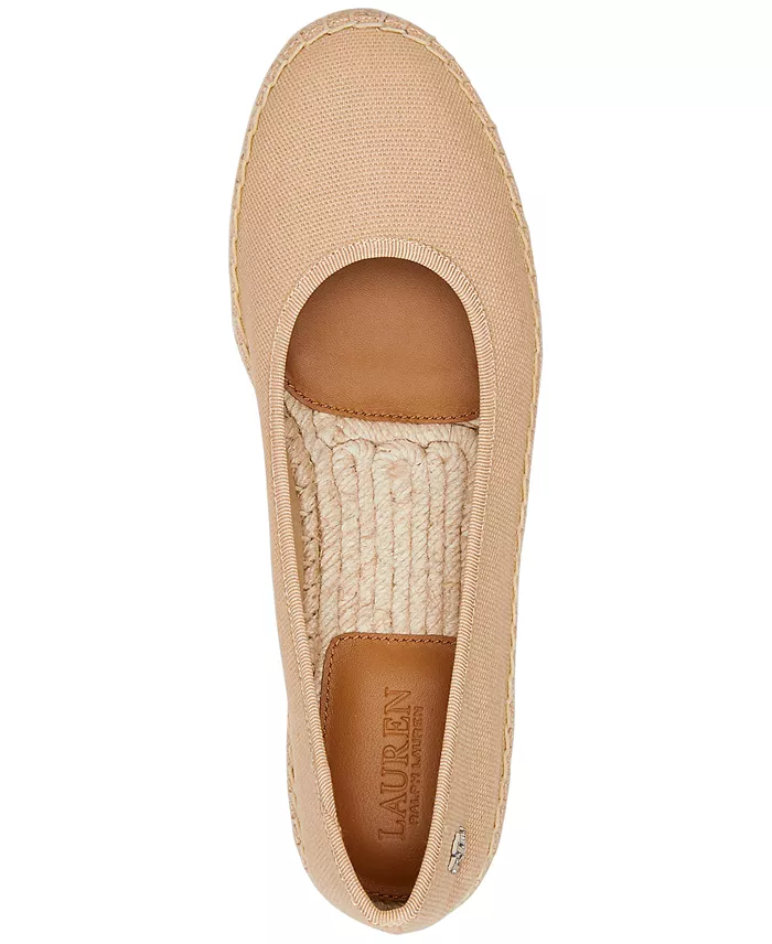 Lauren Ralph Lauren Women's Luize Espadrille Ballet Flats Women's Fashion Shoes & Accessories