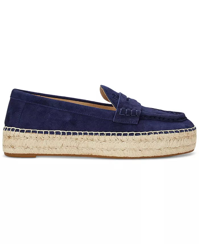 Lauren Ralph Lauren Women's Luize Espadrille Loafer Flats Women's Fashion Shoes & Accessories