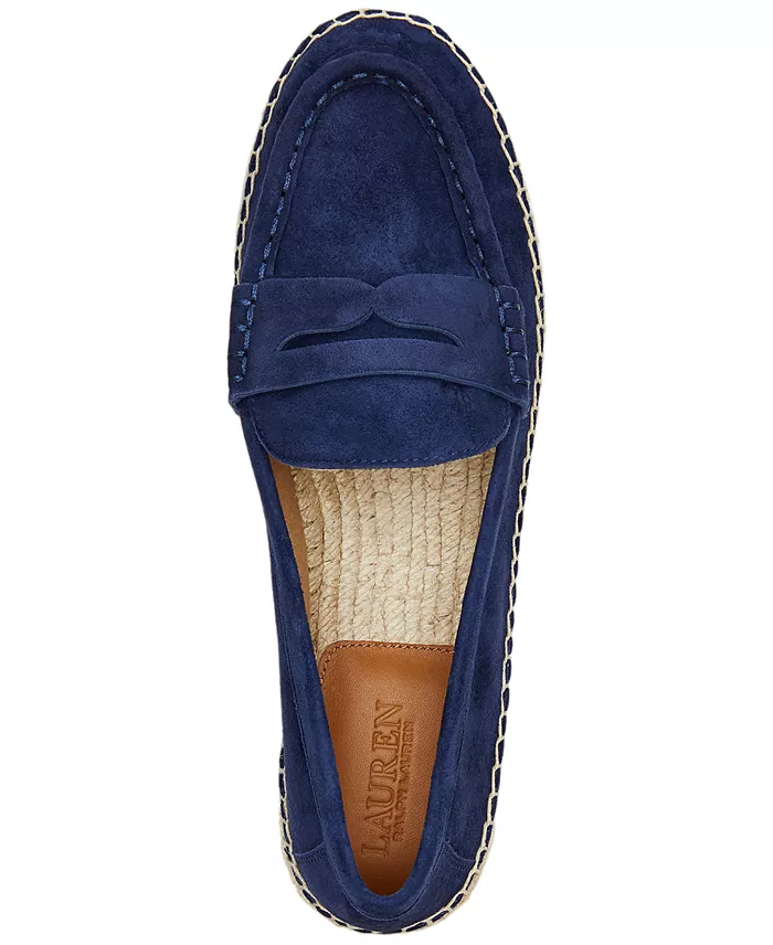 Lauren Ralph Lauren Women's Luize Espadrille Loafer Flats Women's Fashion Shoes & Accessories