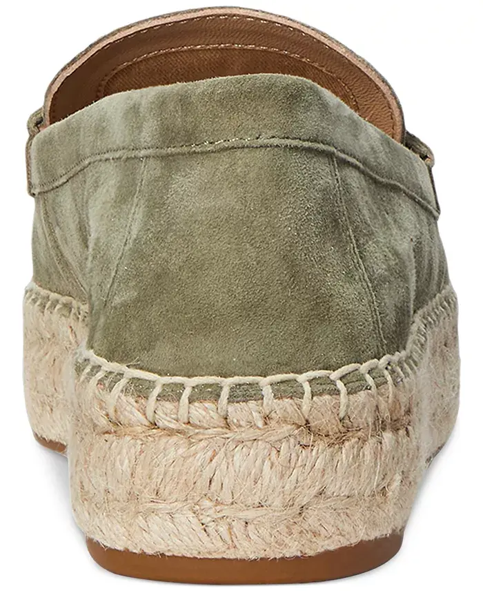 Lauren Ralph Lauren Women's Luize Espadrille Loafer Flats Women's Fashion Shoes & Accessories