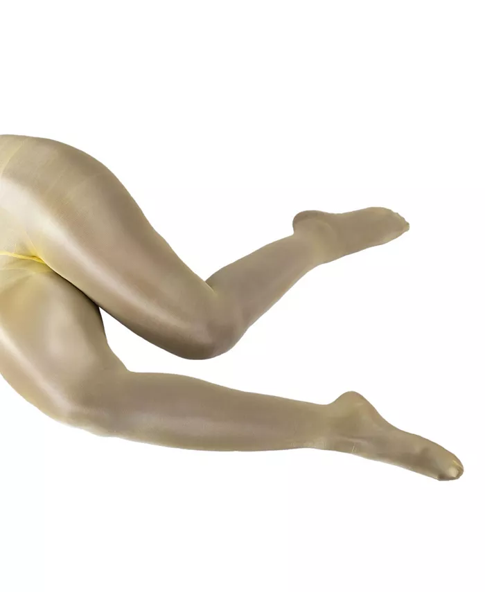 LECHERY Women's Lustrous Silky Shiny 20 Denier Sheer High-Waist Pantyhose Tights SKU11002-PK Women's Fashion Shoes & Accessories