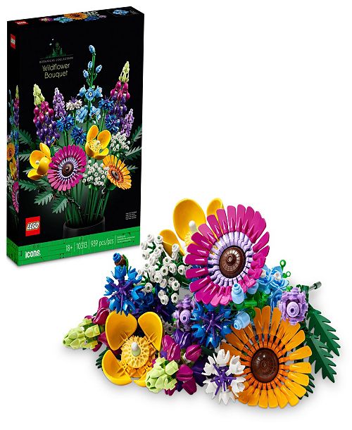 LEGO® Icons 10313 Wildflower Bouquet Adult Toy Floral Building Set All Toys
