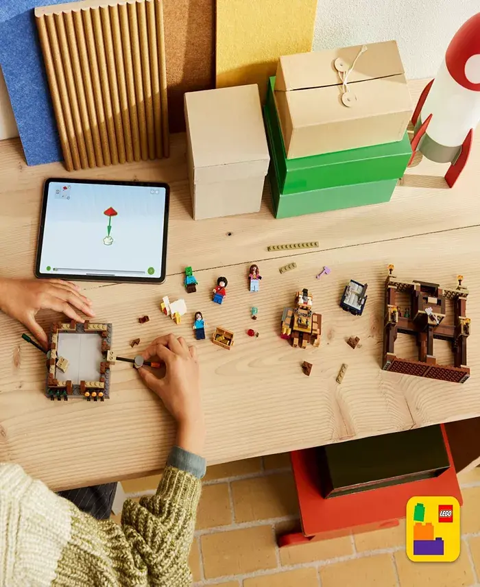 LEGO® Minecraft Woodland Mansion Fighting Ring Building Set 21272 491 Pieces All Toys