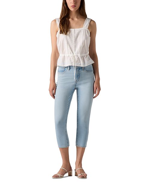 Levi's 311 Shaping Skinny Mid Rise Capri Jeans Women's Fashion Shoes & Accessories