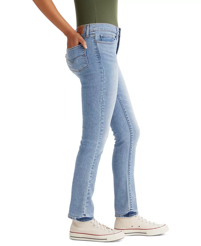 Levi's 314 Shaping Slimming Straight Leg Mid Rise Jeans Women's Fashion Shoes & Accessories